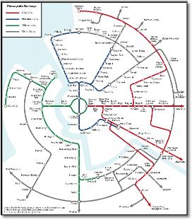 Mersey Travel Merseyrail rail train map