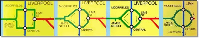 Merseyrail Liverpool loop variations