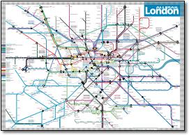 London train / rail / underground network map