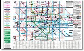 London & South East connections train rail map