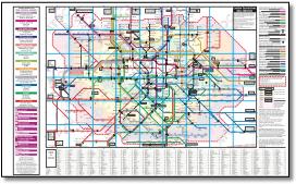 London & South East connections train rail map