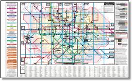London & South East connections train rail map