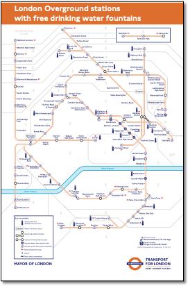 London Overground train rail map