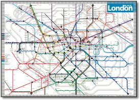 London train / rail / underground network map