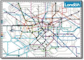 London train / rail / underground network map