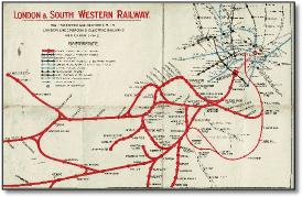South West Trains rail map