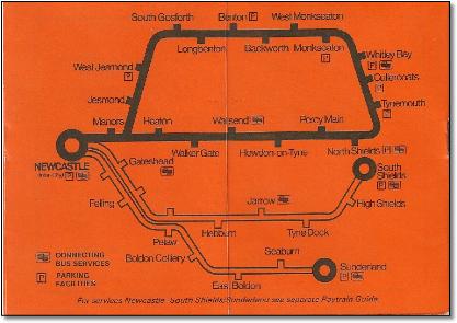 Map BR tmtbl "North Tyneside loop" 1976 Flkr Colin Alexander 