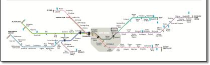 Manchester Metrolink tram map