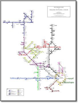 Motorway map
