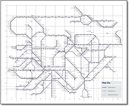 Northern train rail map 2021