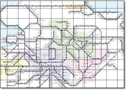 Northern train rail map