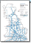 Grreat Britain passenger rail network map