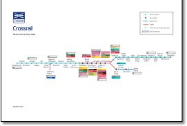 Crossrail train rail map