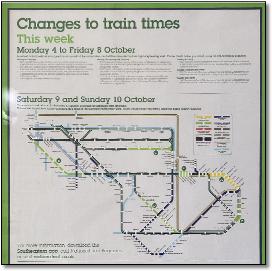 SE alt train times map poster