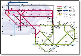 SouthEastern rail train map Javelin