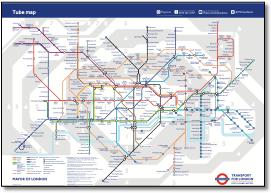 Standard Underground tube map 2014
