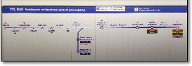 TfL train rail strip map Paddington - Reading