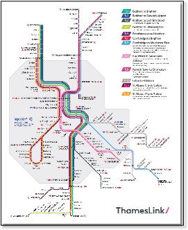 London Bridge platform map
