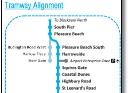 Blackpool metro tram map Trams to Lytham