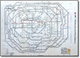 1991 Travelcard map