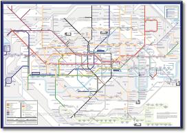 Tube Map 2022-23 concept by Mike Hall - full version