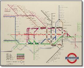 London Underground map Underground 1937 London tube map
