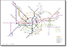 London Underground tube map 