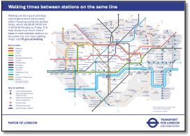 London Underground tube map 