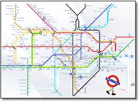 London Underground tube map 