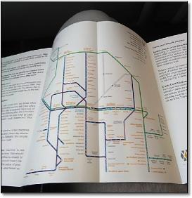 WMT leaflet mapLondon Midland rail / train map